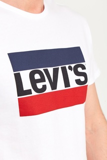 Белая футболка с контрастным логотипом Sportswear Logo Graphic Levi`S