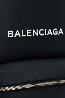 Черный кожаный рюкзак Everyday Balenciaga