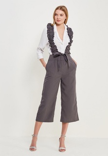 Комбинезон Lost Ink Petite DUNGAREE PINSTRIPE TROUSER