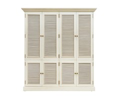 Шкаф concorde double cabinet (gramercy) бежевый 225x203x65 см.