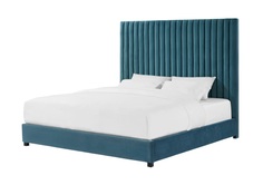 Мягкая кровать erwin (myfurnish) зеленый 176x130x212 см.