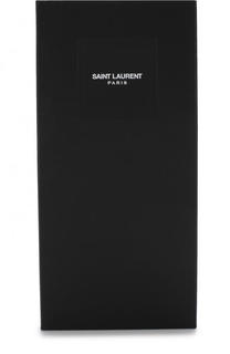 Капроновые чулки с логотипом бренда Saint Laurent