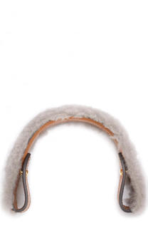 Ручка для сумки с отделкой из овчины Anya Hindmarch