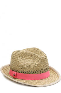 Соломенная шляпа с лентой Emporio Armani