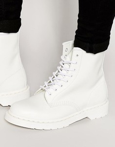 Ботинки с 8 парами люверсов Dr Martens Original - Белый