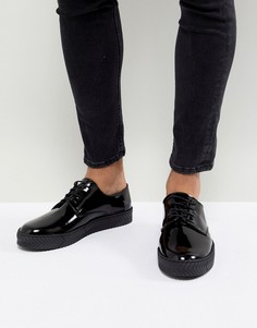 Дерби на шнуровке с шевронным узором на подошве ASOS DESIGN - Черный