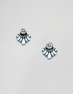 Серьги-гвоздики ASOS DESIGN - Серебряный
