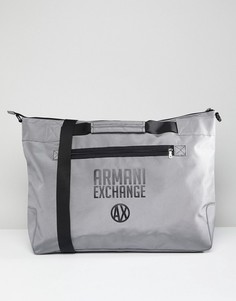Серая сумка с логотипом Armani Exchange - Серый