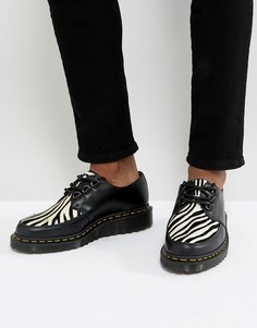 Черные криперы с зебровым принтом Dr.Martens Core Fusion - Черный