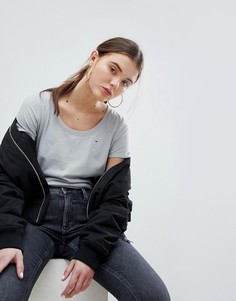 Футболка с логотипом Tommy Jeans - Серый