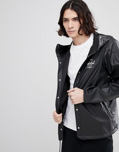 Черная непромокаемая куртка с капюшоном Herschel Supply Co Forecast - Черный