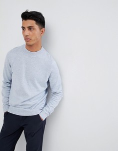 Голубой меланжевый джемпер с высоким воротом New Look - Синий