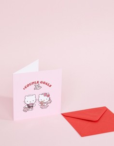 Поздравительная открытка Hello Kitty #CoupleGoals Wedding - Мульти