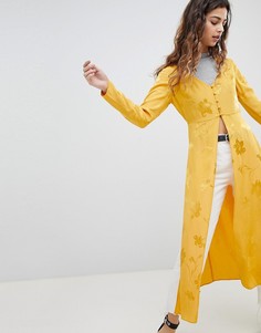 Жаккардовый пиджак Miss Selfridge - Желтый
