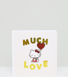 Открытка с надписью Much Love Jolly Awesome x Hello Kitty эксклюзивно для ASOS - Мульти