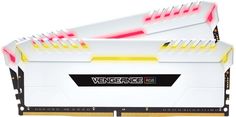 Модуль памяти CORSAIR Vengeance RGB CMR16GX4M2C3600C18W DDR4 - 2x 8Гб 3600, DIMM, Ret