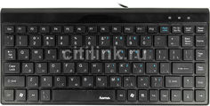 Клавиатура HAMA R1050449, USB, черный