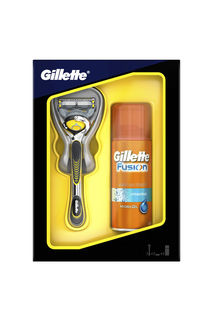 Набор подарочный GILLETTE Fusion Proshield, (Станок с 1 сменной кассетой и гель для бритья Hydra gel 75 мл) [gil-81623072]