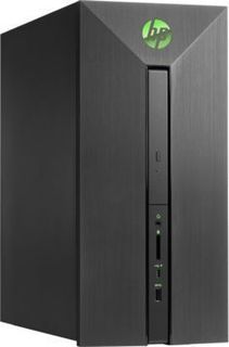 Компьютер HP Pavilion Power 580-102ur, AMD Ryzen 5 1400, DDR4 8Гб, 1000Гб, AMD Radeon RX 580 - 4096 Мб, DVD-RW, Windows 10, черный и зеленый [2mj33ea]