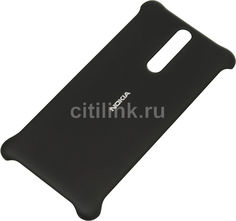 Чехол (клип-кейс) NOKIA Soft Touch, для Nokia 8, черный [1a21pr400va]