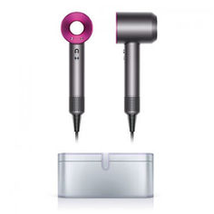 Фен DYSON HD01 Supersonic Silver Box, 1600Вт, фуксия и серебристый