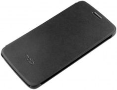Чехол (флип-кейс) MOTOROLA Flip Cover, для Motorola Moto E Plus, черный [pg38c01805]