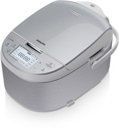 Мультиварка PHILIPS HD3095/03, 860Вт, серебристый/серый