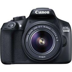 Зеркальный фотоаппарат CANON EOS 1300D KIT kit ( 18-55mm f/3.5-5.6 IS II), черный