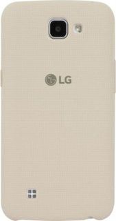 Чехол (клип-кейс) LG CSV-170, для LG K130E, бежевый [csv-170.agrawh]