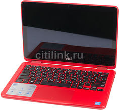Ноутбук-трансформер DELL Inspiron 3168, 11.6&quot;, Intel Pentium N3710 1.6ГГц, 4Гб, 500Гб, Intel HD Graphics 405, Windows 10 Home, 3168-5407, красный