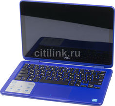 Ноутбук-трансформер DELL Inspiron 3168, 11.6&quot;, Intel Pentium N3710 1.6ГГц, 4Гб, 500Гб, Intel HD Graphics 405, Windows 10 Home, 3168-5414, синий