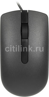 Мышь DELL MS116 RTL оптическая проводная USB, черный [570-aair]