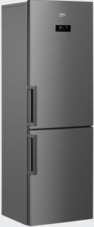 Холодильник BEKO RCNK321E21X, двухкамерный, нержавеющая сталь