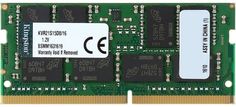 Модуль памяти KINGSTON VALUERAM KVR21S15D8/16 DDR4 - 16Гб 2133, SO-DIMM, Ret