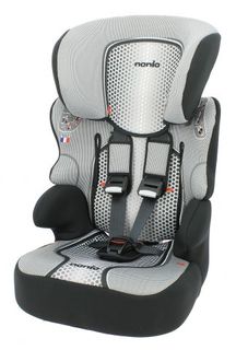 Автокресло детское NANIA Beline SP FST (pop black), 1/2/3, серый/черный [299901]