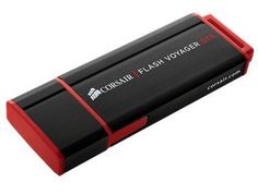Флешка USB CORSAIR Voyager GTX 256Гб, USB3.0, черный и красный [cmfvygtx3b-256gb]