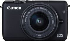 Фотоаппарат CANON EOS M10 kit ( 15-45 IS STM), черный [0584c012]