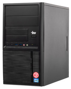 Компьютер IRU Office 511, Intel Core i5 7400, DDR4 4Гб, 1Тб, Intel HD Graphics 630, Windows 10 Professional, черный [475724]