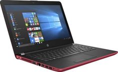 Ноутбук HP 14-bs015ur, 14&quot;, Intel Pentium N3710 1.6ГГц, 4Гб, 500Гб, Intel HD Graphics 405, Windows 10, 1ZJ60EA, красный