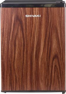 Холодильник SHIVAKI SDR-062T, однокамерный, темное дерево
