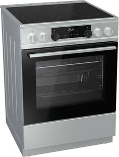 Электрическая плита GORENJE EC6341XC, стеклокерамика, нержавеющая сталь