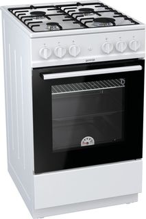 Газовая плита GORENJE GN5111WH, газовая духовка, белый