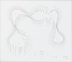 Варочная панель GORENJE Karim Rashid ECT680KR, Hi-Light, независимая, белый