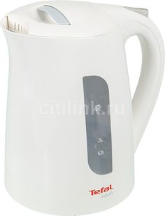 Чайник электрический TEFAL KO270130, 2400Вт, белый и серый