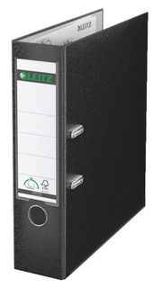 Папка-регистратор Esselte Leitz 10101295P A4 80мм пластик черный