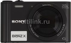 Цифровой фотоаппарат SONY Cyber-shot DSC-WX350, черный