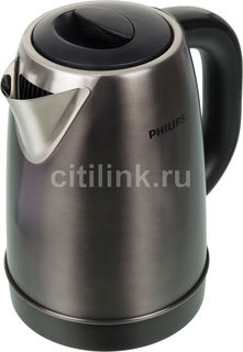 Чайник электрический PHILIPS HD9323/80, 2200Вт, серебристый