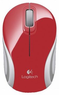 Мышь Logitech Wireless Mini Mouse M187 (красный)