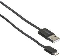Кабель InterStep USB Apple 8pin MFI 1.8м (черный)