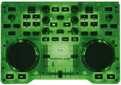 Микшерный USB-пульт Hercules DJControl Glow Green для компьютера
